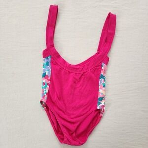 Vintage Pink & Floral Leotard 3t/4t